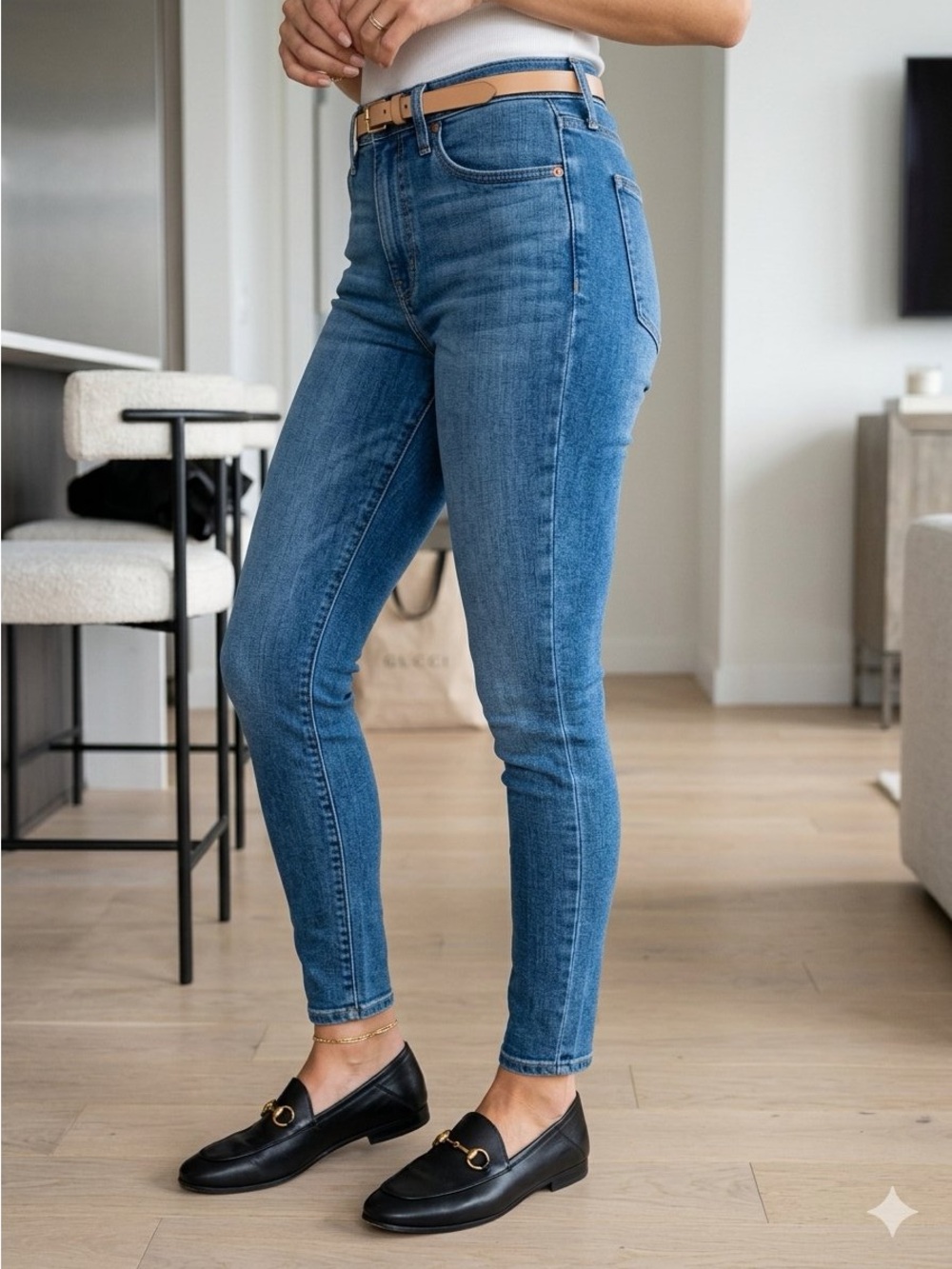 Madewell Curvy high rise Skinny Jeans Size 28